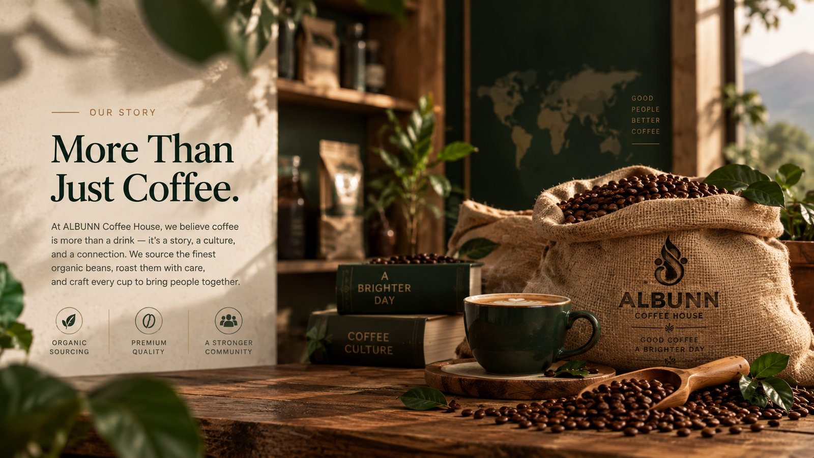 ALBUNN Coffee House premium organic coffee